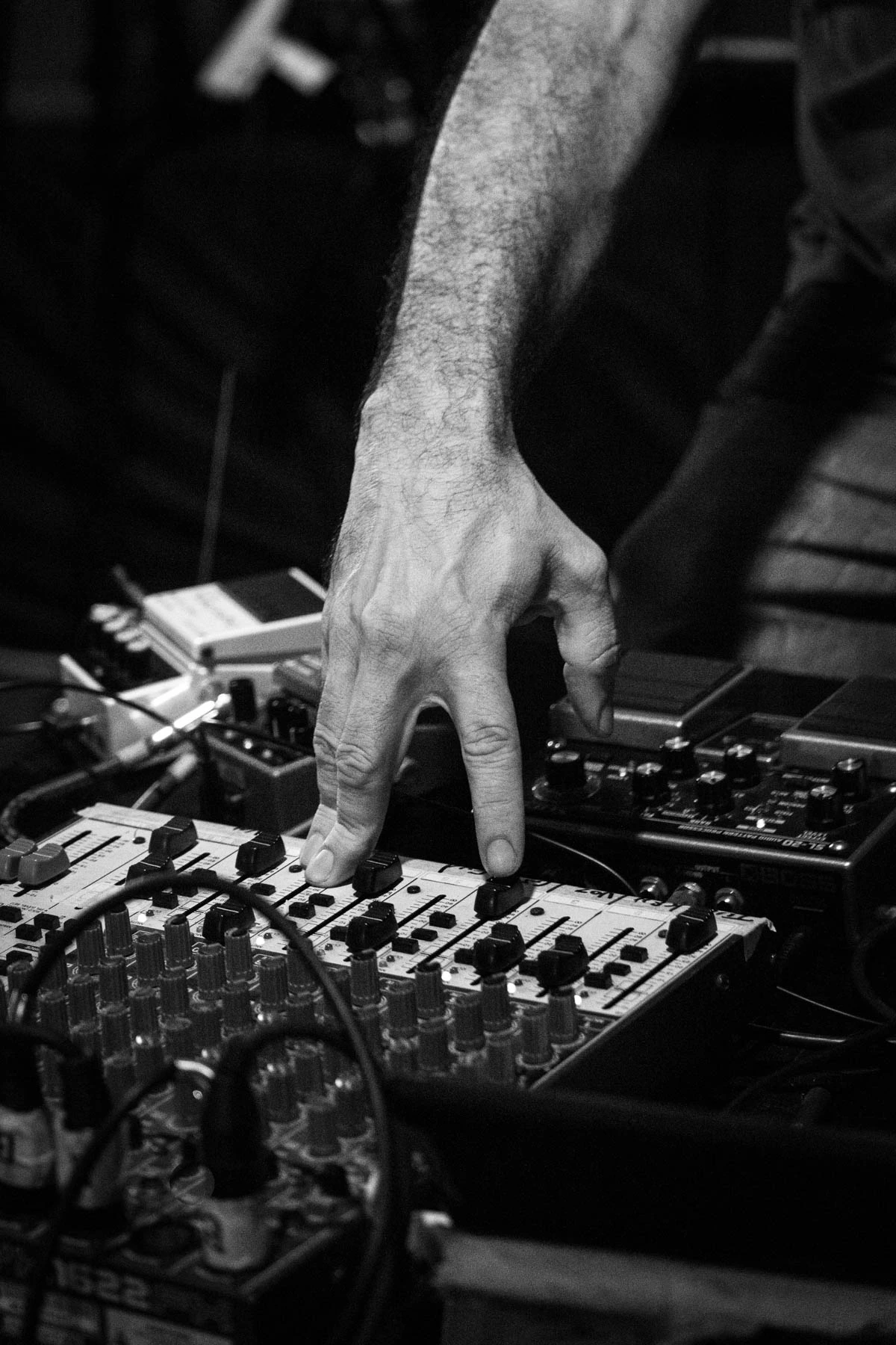 Sesion de Gravacion del album _- de Falsos Conejos