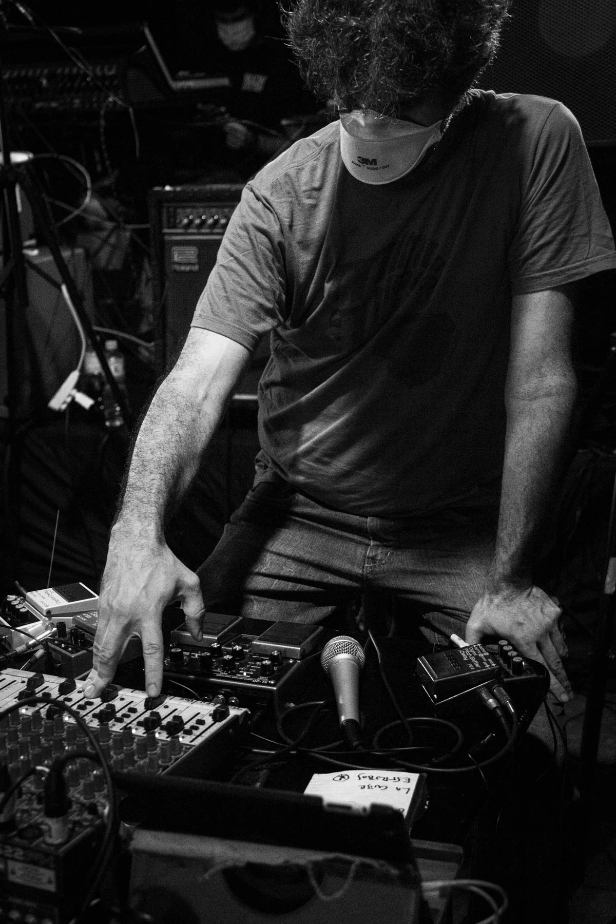 Sesion de Gravacion del album _- de Falsos Conejos