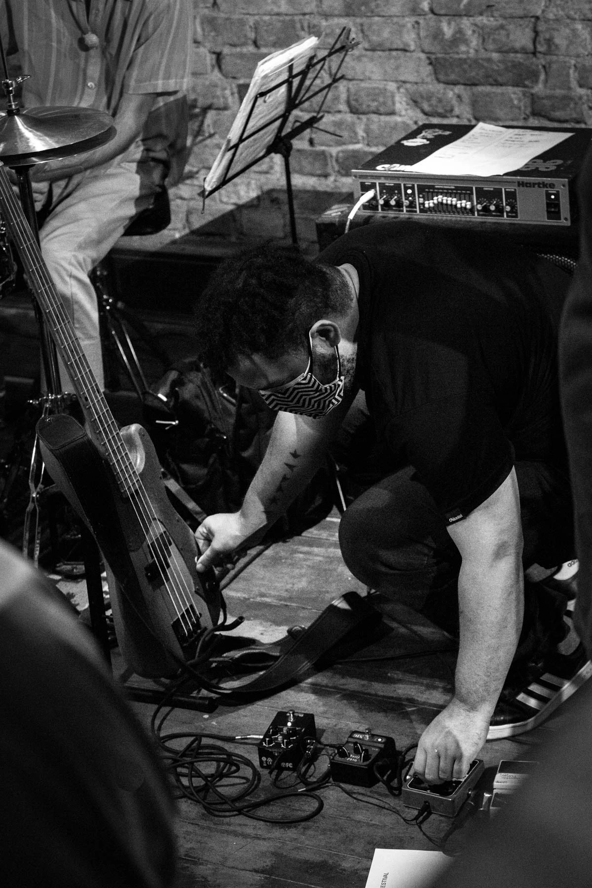 Sesion de Gravacion del album _- de Falsos Conejos