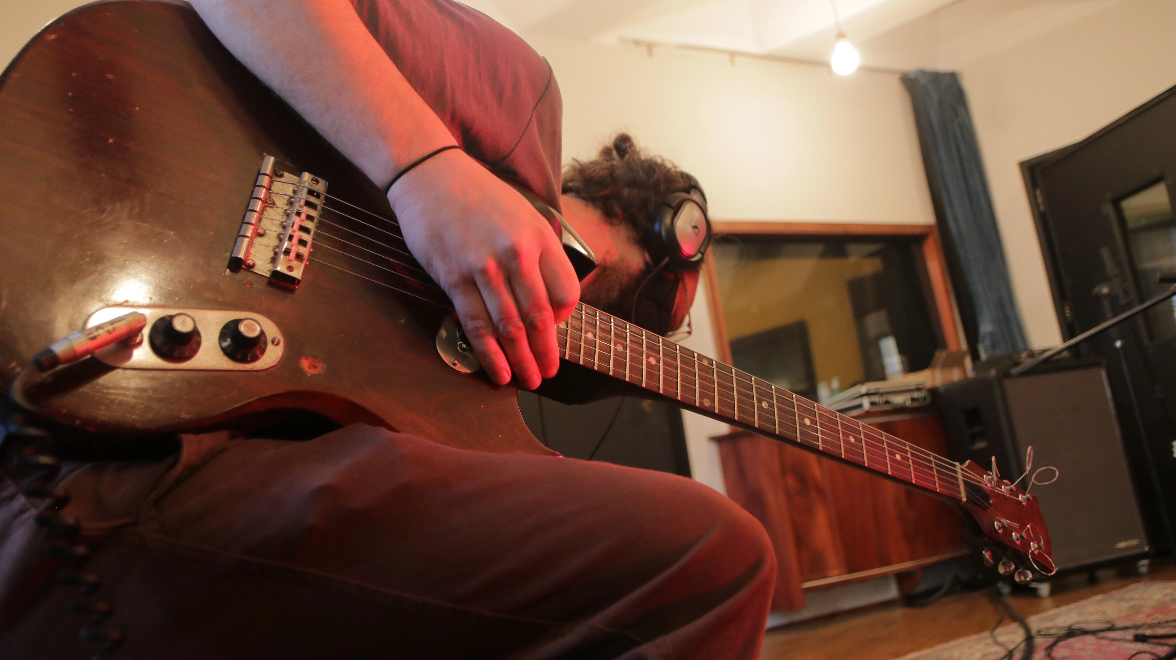 Sesion de Gravacion del album YYY de Falsos Conejos