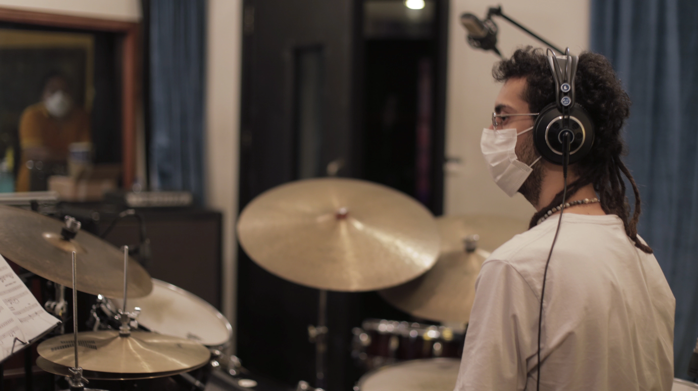 Sesion de Gravacion del album YYY de Falsos Conejos