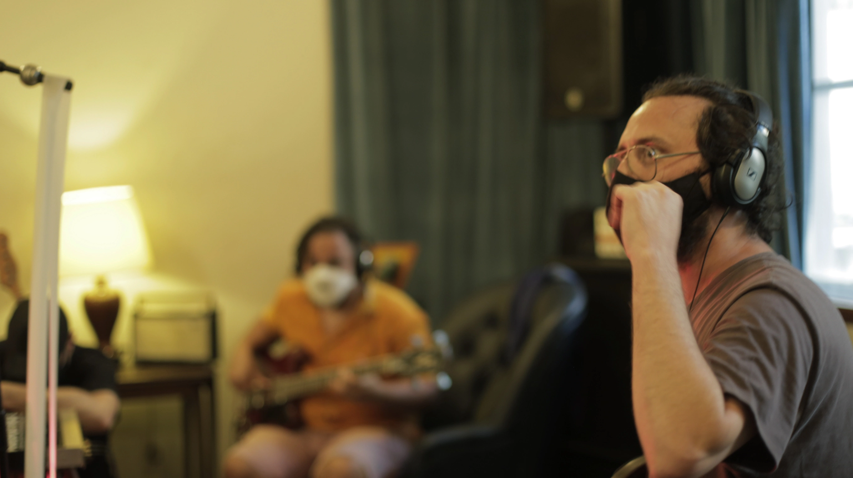 Sesion de Gravacion del album YYY de Falsos Conejos