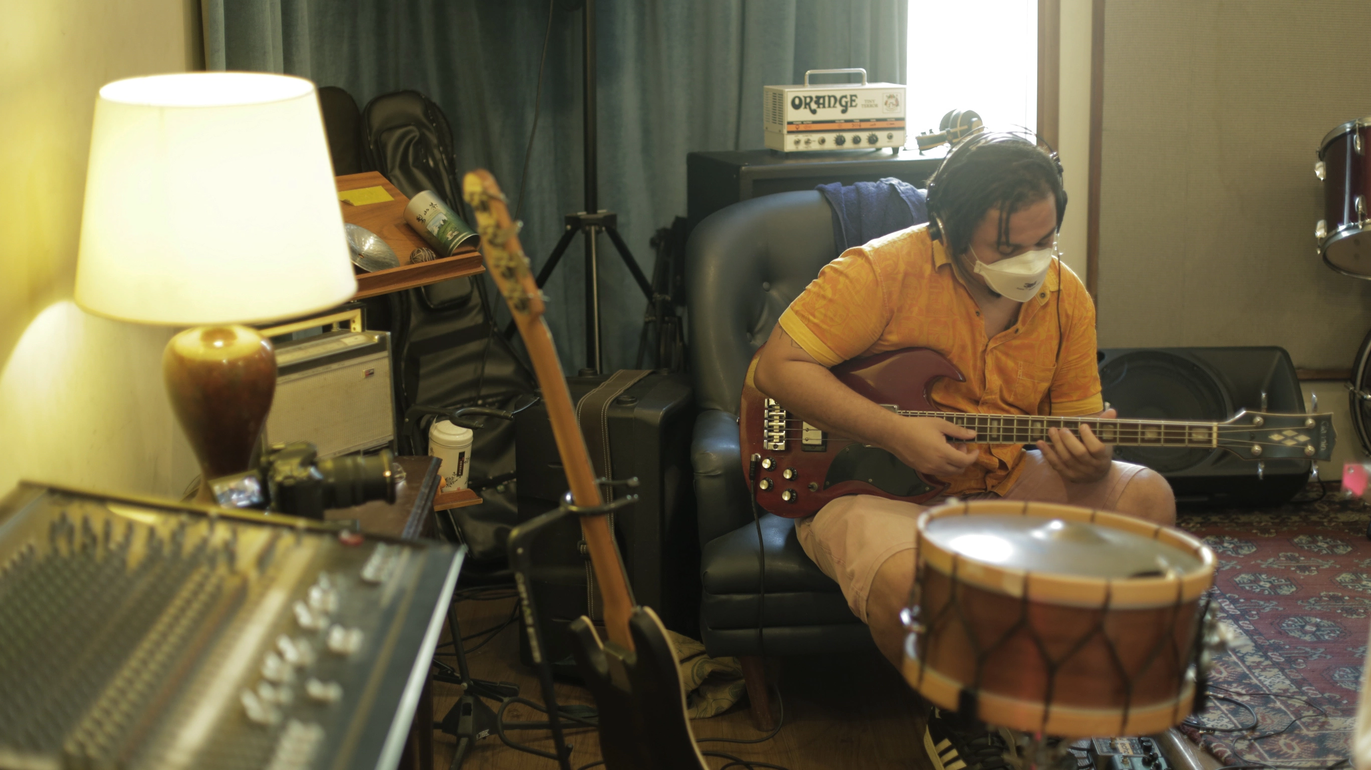 Sesion de Gravacion del album YYY de Falsos Conejos