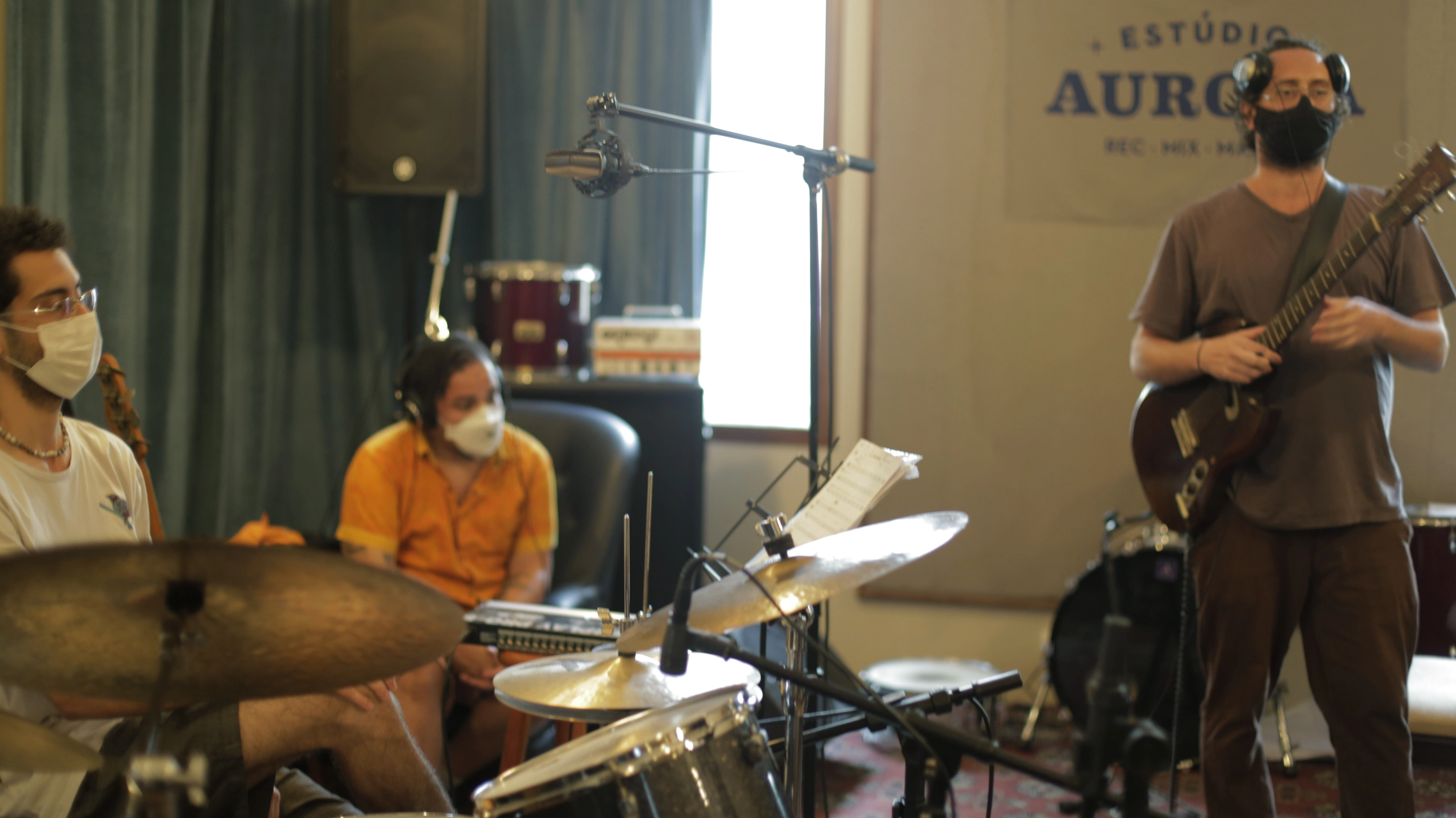 Sesion de Gravacion del album YYY de Falsos Conejos